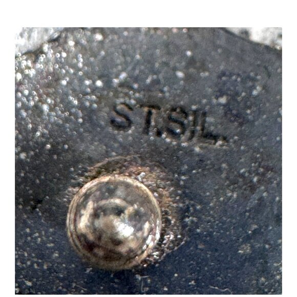 Masonic Compass Master Mason 25 Sterling Silver 1950 Pin Collectible Fraternal - Picture 4 of 6